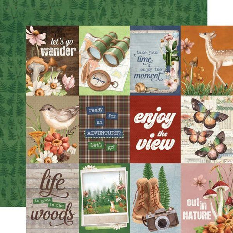 Simple Vintage Woodlands - 3x4 Elements