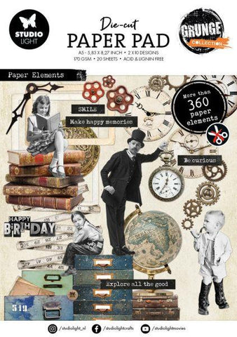 Grunge Collection - Paper Pad - Paper Elements