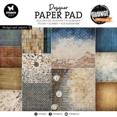 Grunge Collection - Paper Pad - Backgrounds