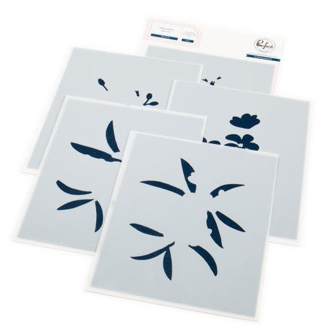 Plumeria - Layering Stencils