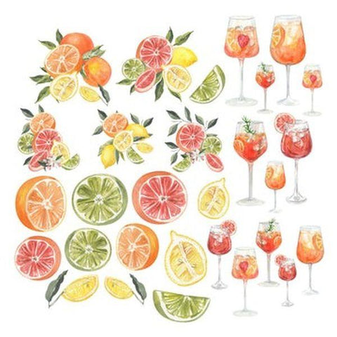 Sweet Summer Florals - Ephemera - Citrus