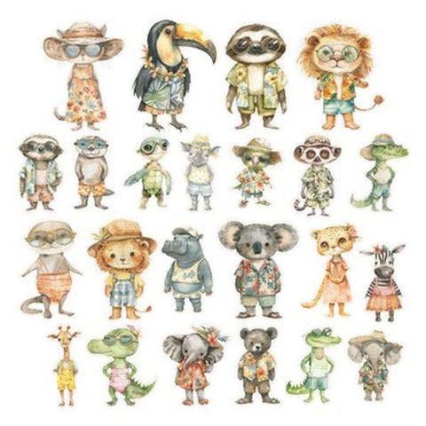 Sweet Summer Florals - Ephemera - Critters