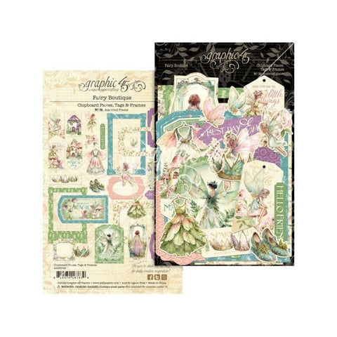 Fairy Boutique - Chipboard Pieces, Tags & Frames