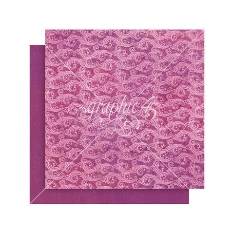 Seas the Day -- Purple Violet Pattern & Solid