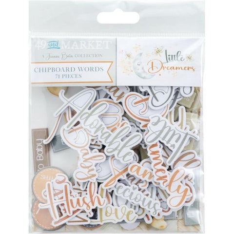 Little Dreamers - Chipboard Words