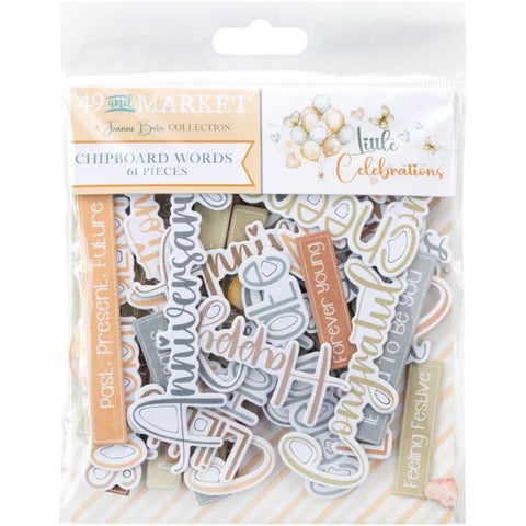 Little Celebrations - Chipboard Words