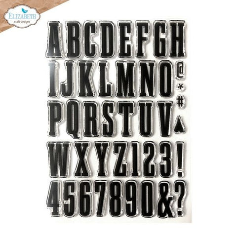 Once in a Lifetime - Clear Stamps - Bold Alphabet