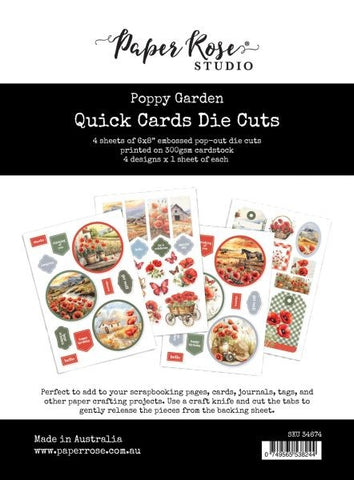 Poppy Garden - Quick Card Die Cuts