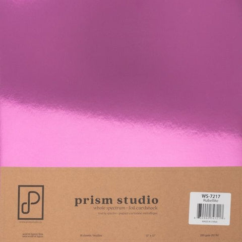 Whole Spectrum Foil Cardstock - Rubellite