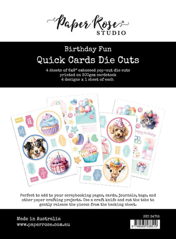 Birthday Fun - Quick Card Die Cuts