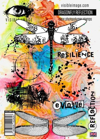 Dragonfly Reflection - Clear Stamps