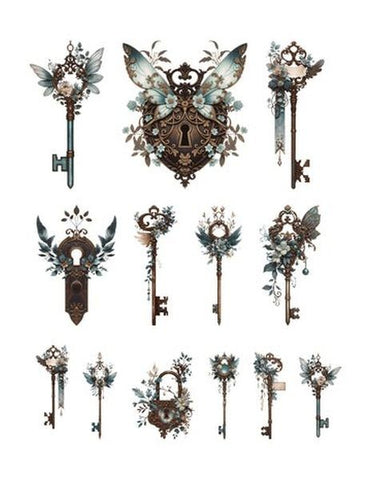 Shades of Teal - Ephemera - Keys