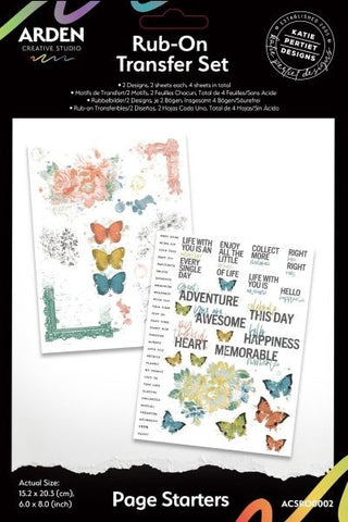 Page Starters - Rub-On Transfer Set