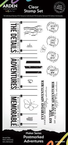 Maker Series - Clear Stamps - Postmarked Adventures