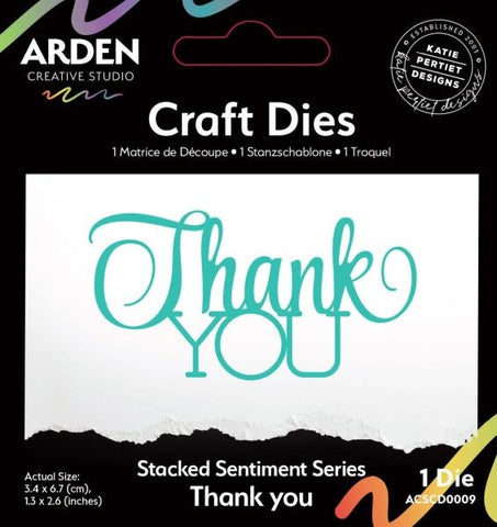 Sentiment Series - Dies - Stacked Thank You