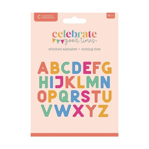 Celebrate Good Times Collection - Dies - Stitched Alphabet