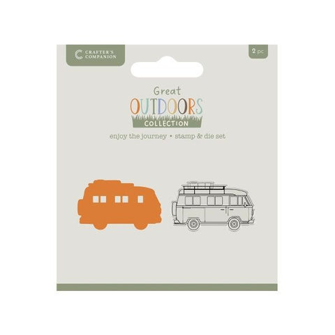 The Great Outdoors - Stamp & Die Set - Enjoy the Journey