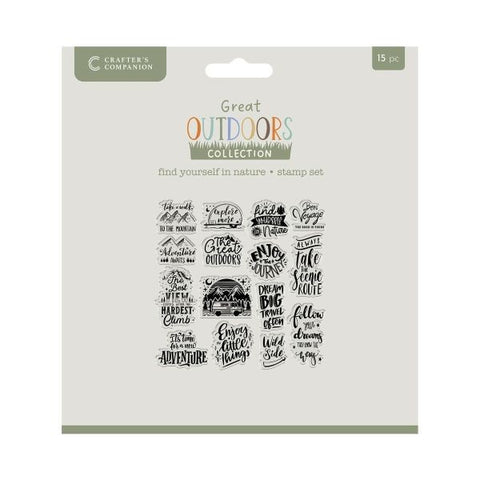 The Great Outdoors - Clear Stamps - Find Yourself in Nature