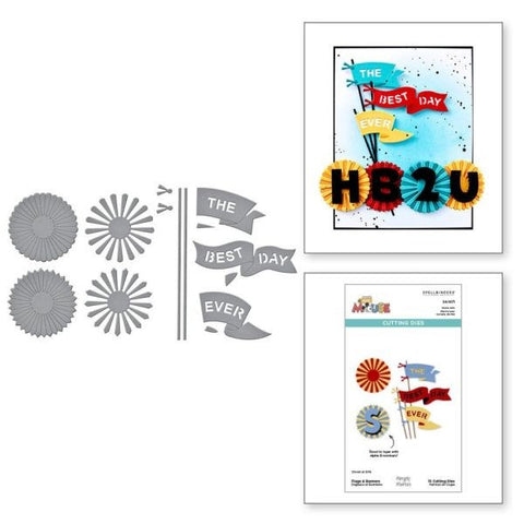 Say Cheese Classic Mouse - Dies - Flags & Banners