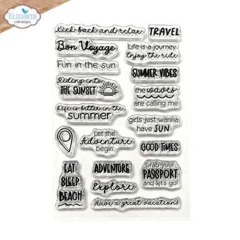 Good Times Collection - Clear Stamps - Summer Travel Sentiments