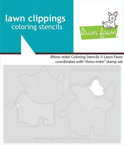 Rhino-mite! - Coloring Stencils