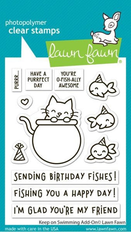 Keep On Swimming Add On - Clear Stamps