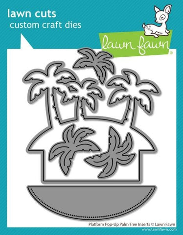 Platform Pop-Up Wave Palm Tree Inserts - Dies
