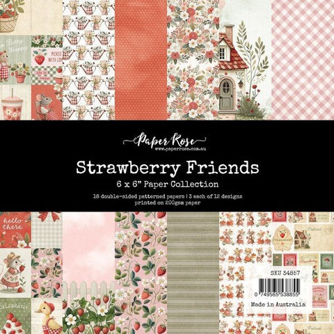 Strawberry Friends - 6x6 Paper Collection