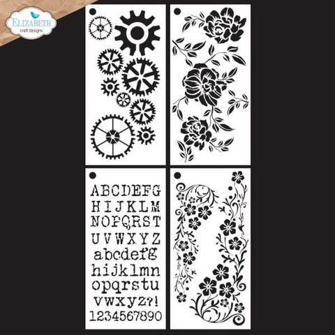 In the Garden Collection - Journal Stencils 8