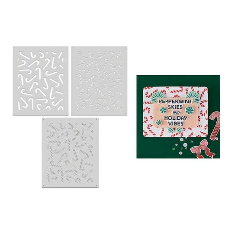 Candy Cane Season - Candy Cane Toss Up Stencil
