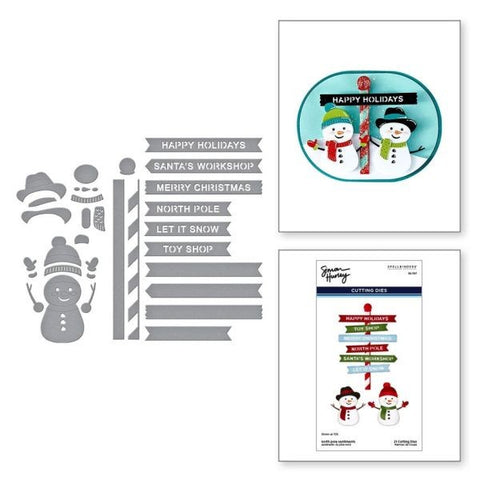 North Pole Friends Collection - North Pole Sentiments Dies