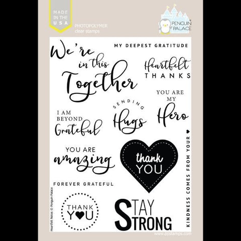 Heartfelt Notes - Clear Stamps