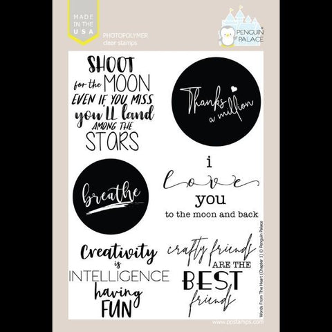 Words from the Heart (Chapter 1) - Clear Stamps