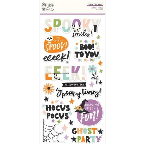 Spooky Things - Foam Stickers