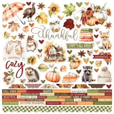 Simple Vintage Autumn Breeze - Stickers