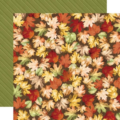 Simple Vintage Autumn Breeze - Falling Leaves