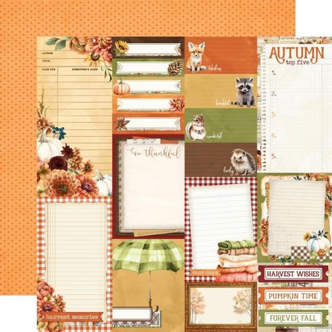 Simple Vintage Autumn Breeze - Journal Elements
