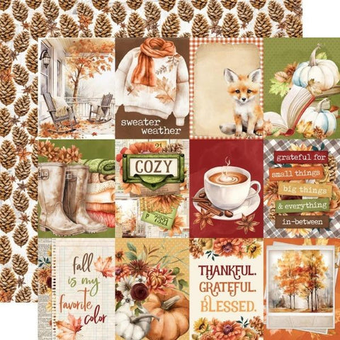 Simple Vintage Autumn Breeze - 3x4 Elements