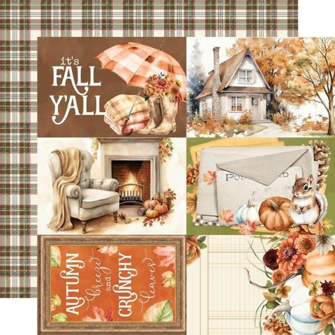 Simple Vintage Autumn Breeze - 4x6 Elements