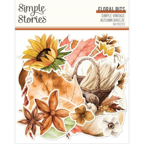 Simple Vintage Autumn Breeze - Floral Bits & Pieces