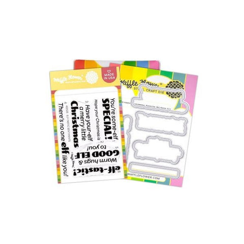 Elf-Tastic Sentiments - Stamp & Die Combo