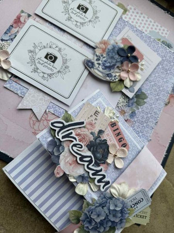 Indigo Bloom - Flip Folio Album & Layout Class - NEW DATE:  THURSDAY, AUGUST 28 @ 630PM