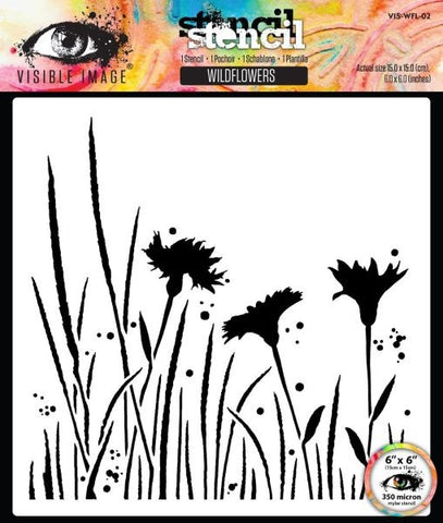 Wildflowers - Stencil