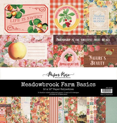 Meadowbrook Farm - 12x12 Paper Collection - Basics