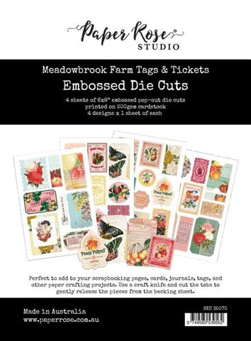 Meadowbrook Farm - Tags & Tickets Embossed Die Cuts