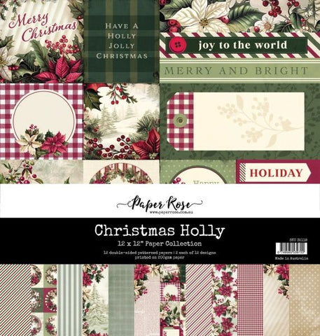 Christmas Holly - 12x12 Paper Collection
