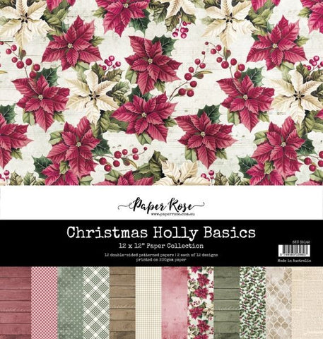 Christmas Holly - 12x12 Paper Collection - Basics
