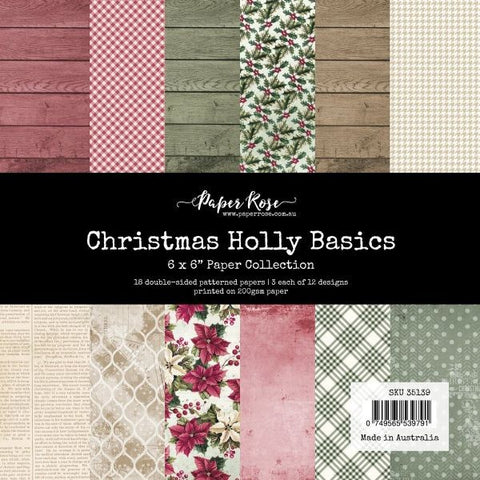 Christmas Holly - 6x6 Paper Collection - Basics