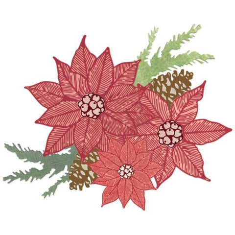 Poinsettia - Clear Stamps and Framelits Dies
