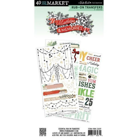 Mistletoe and Memories - Essentials Rub Ons